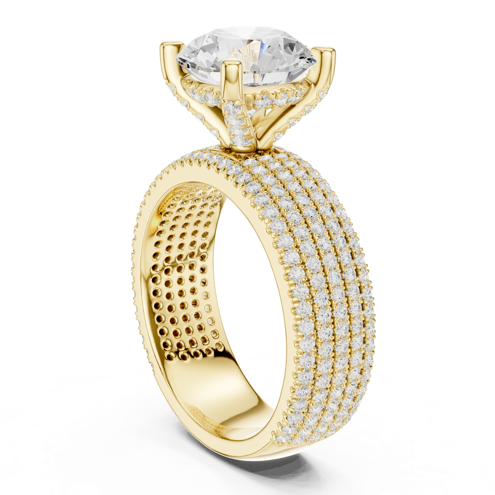 Gold Ring DDLR-1021, Yellow Gold