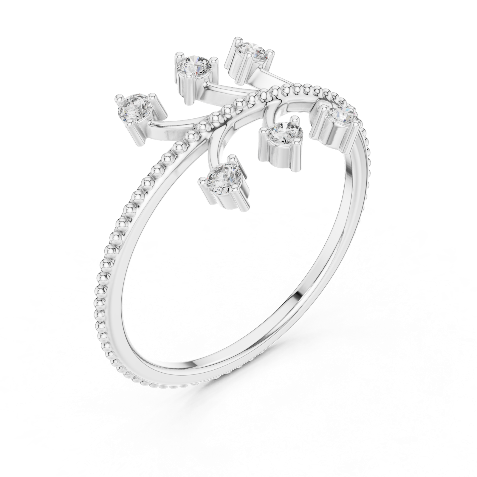 Gold Ring 1 (238), White Gold, view 2