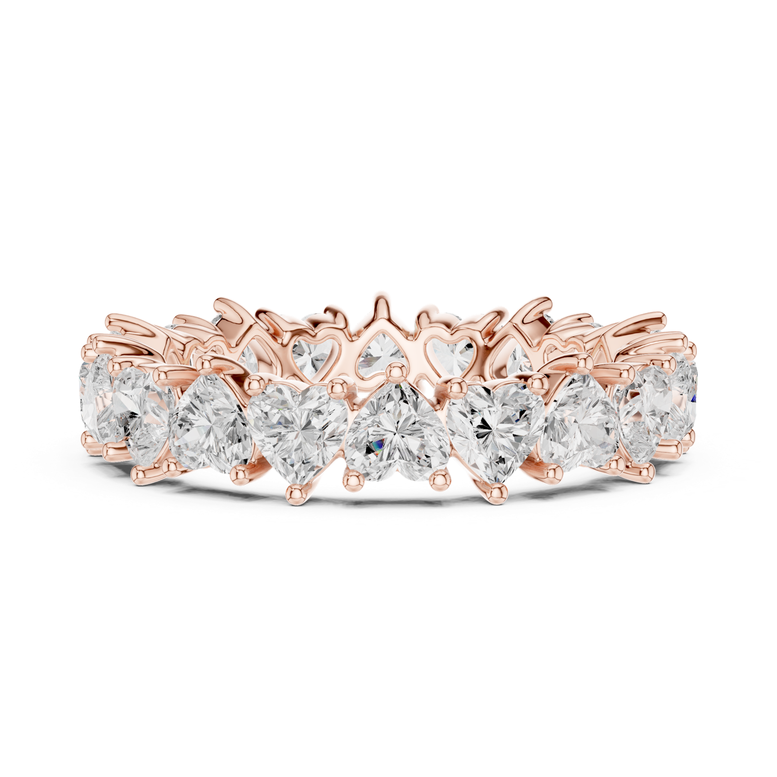 Gold Ring DDLR-313, Rose Gold, view 3