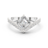 Gold Ring DDLR-1114, White Gold