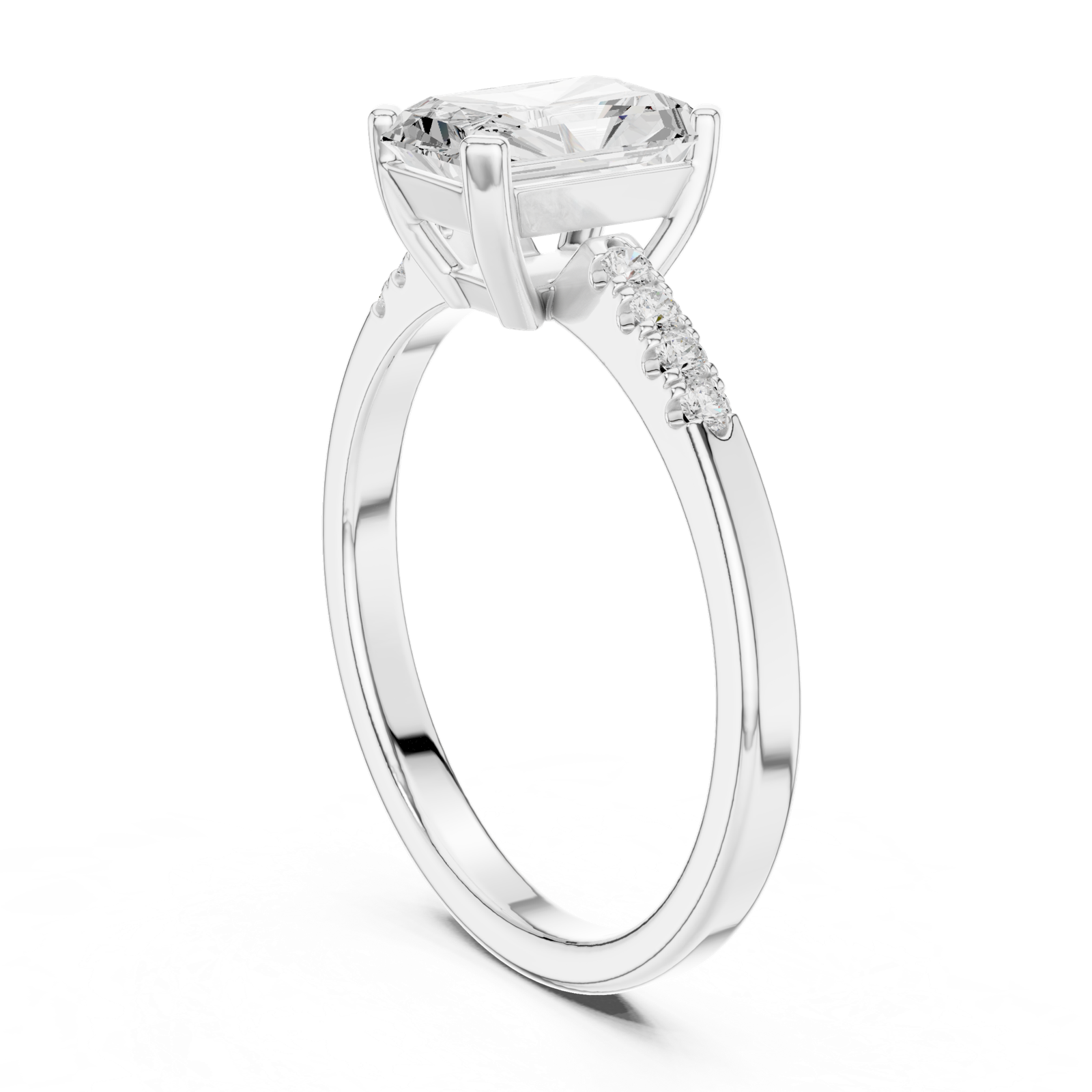 Gold Ring DDLR-479, White Gold