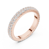 Gold Ring DDLR-376, Rose Gold, view 2