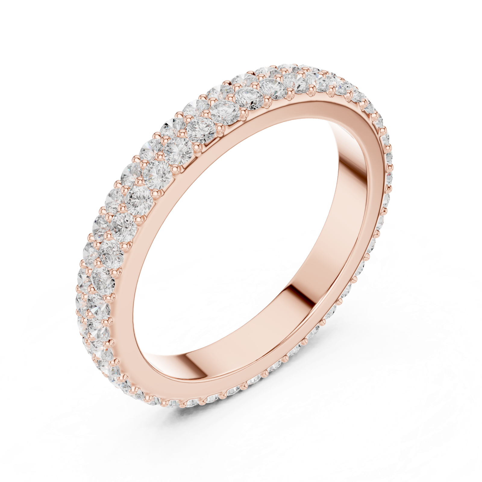 Gold Ring DDLR-376, Rose Gold, view 2