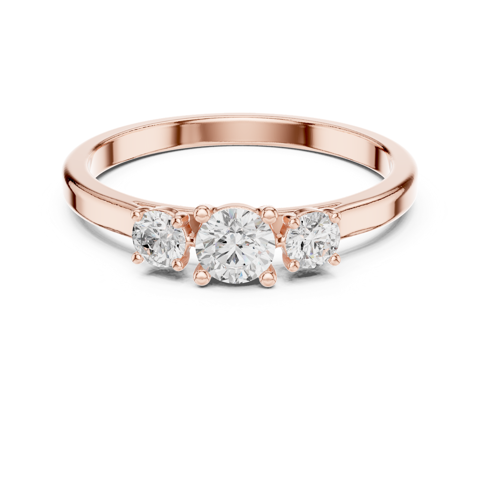 Gold Ring Ledis Ring, Rose Gold, view 4