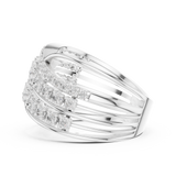 Gold Ring DDLR-820, White Gold, view 3