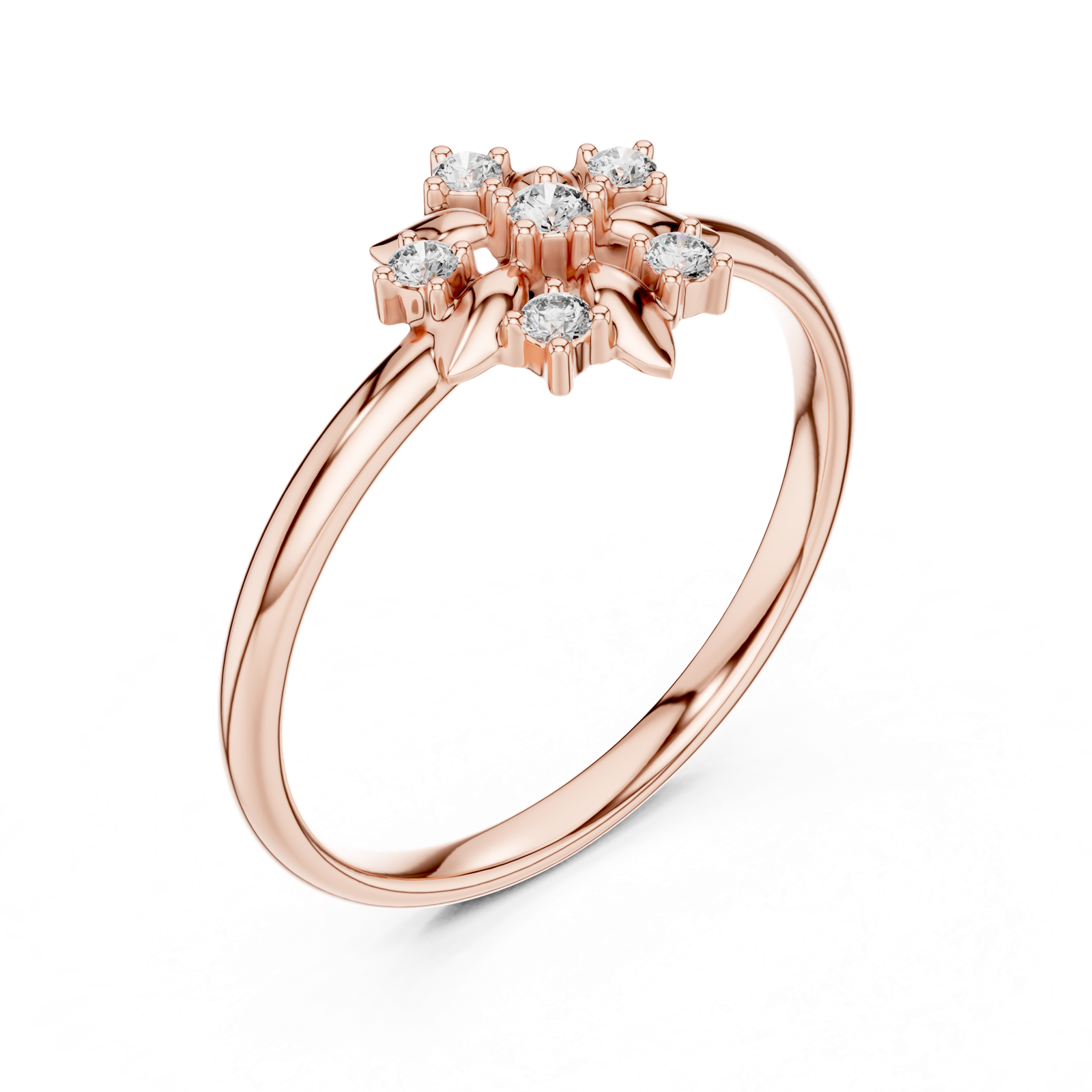 Gold Ring 1 (417), Rose Gold, view 2
