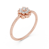 Gold Ring LR-01 (97), Rose Gold, view 2