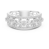 Gold Ring 12-10069@L, White Gold