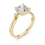 Gold Ring DDLR-970, Yellow Gold, view 2