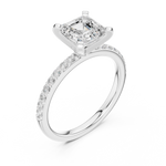 Gold Ring DDLR-884, White Gold, view 2