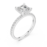 Gold Ring DDLR-884, White Gold, view 2