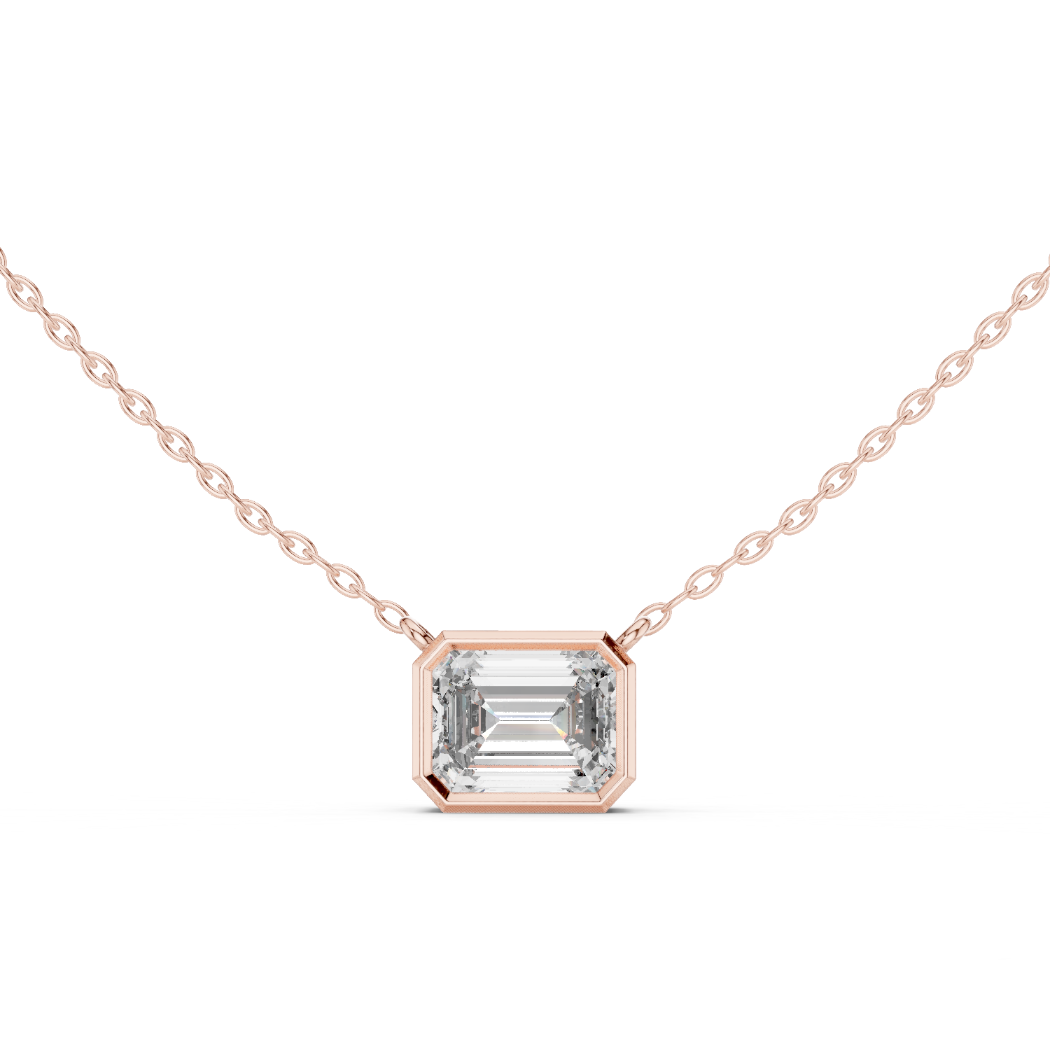 Gold Pendant GPD-0078, Rose Gold