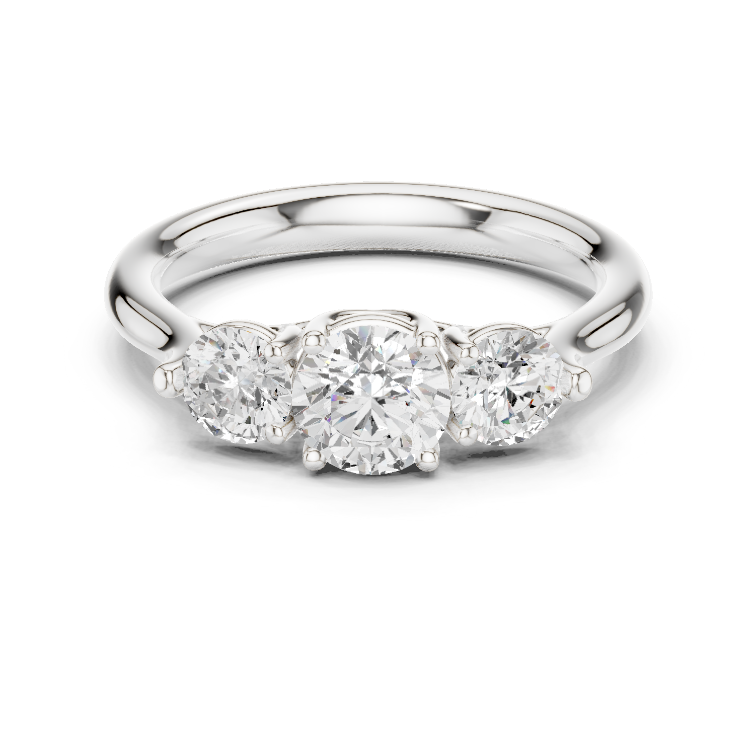 Gold Ring DDLR-667, White Gold