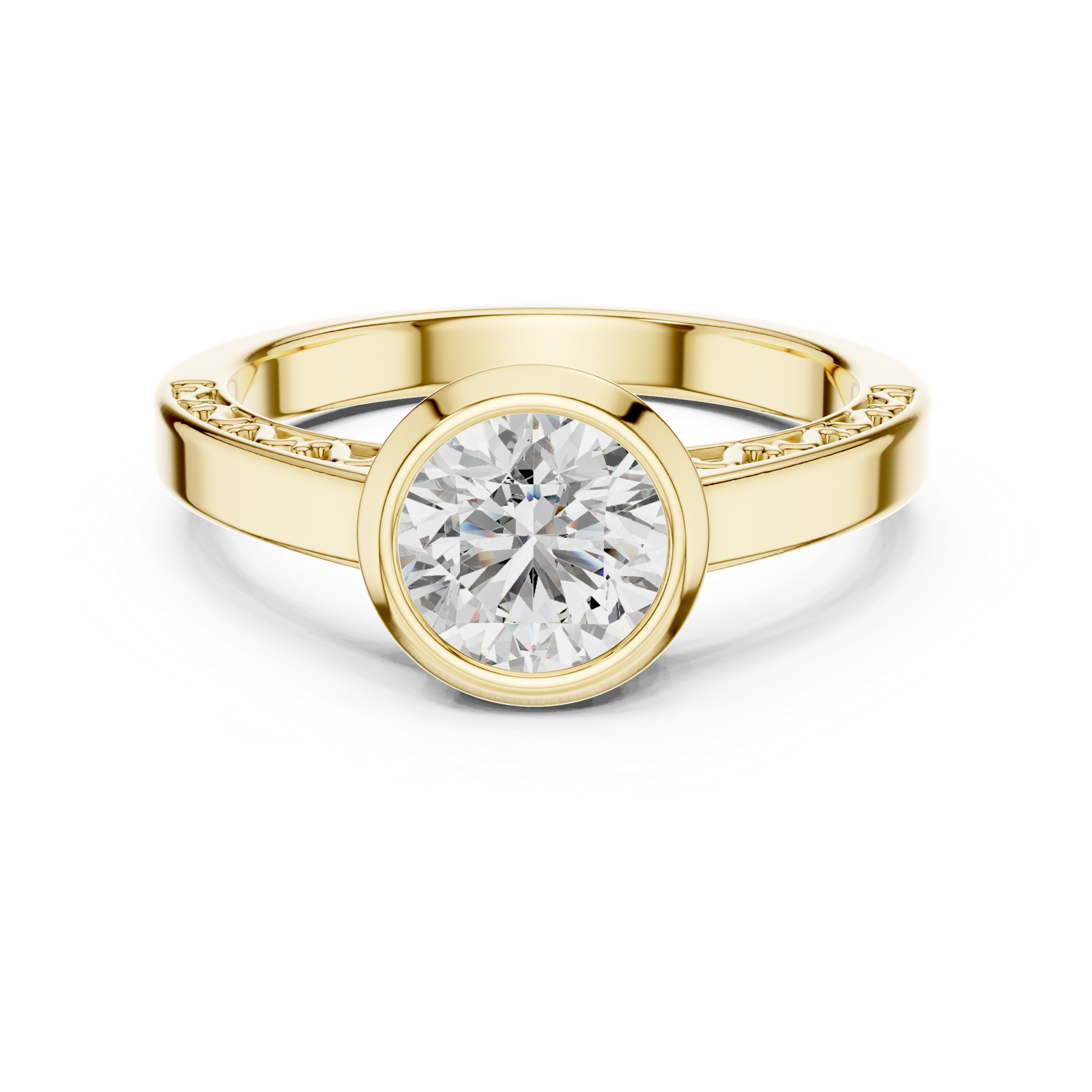 Gold Ring LR-0111, Yellow Gold