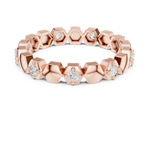Gold Ring L22-R5, Rose Gold, view 4