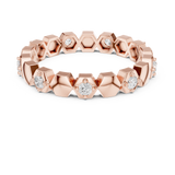 Gold Ring L22-R5, Rose Gold, view 4