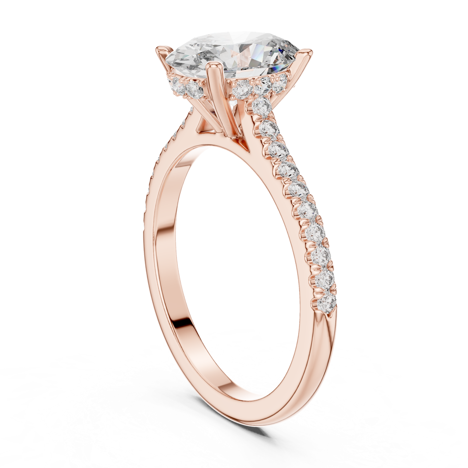 Gold Ring DDLR-169, Rose Gold