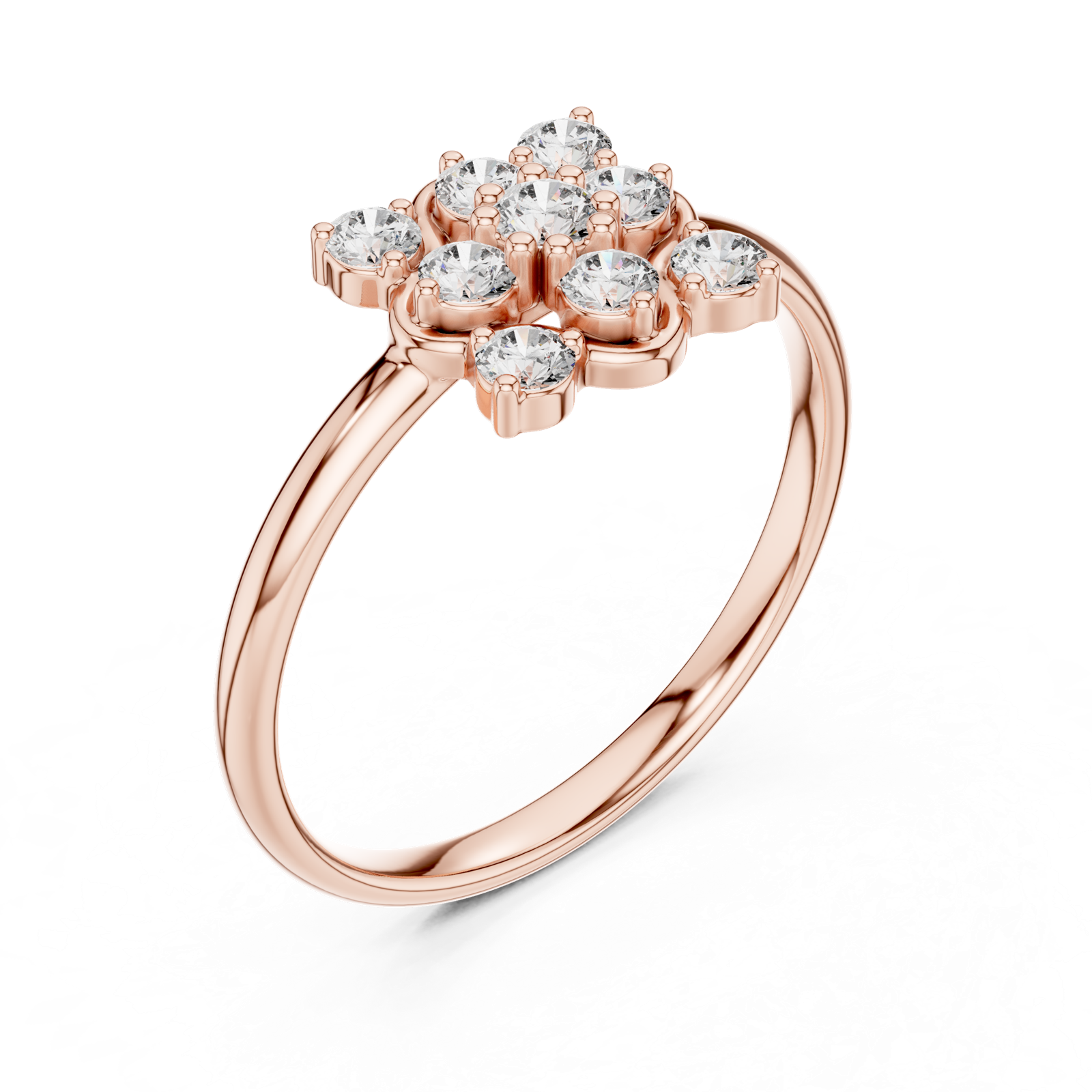 Gold Ring 1 (354), Rose Gold, view 2