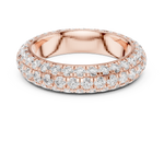 Gold Ring DDLR-310, Rose Gold, view 4