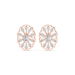 Gold Earrings Earring, Rose Gold, view 4