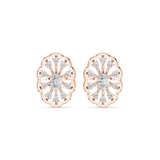 Gold Earrings Earring, Rose Gold, view 4