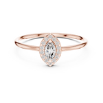 Gold Ring Ledis Ring, Rose Gold, view 4
