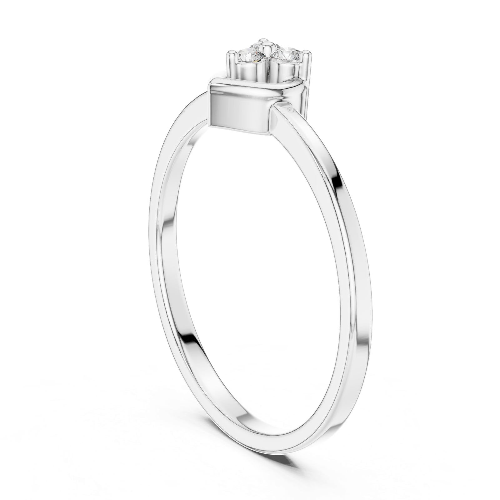 Gold Ring LR-01 (94), White Gold