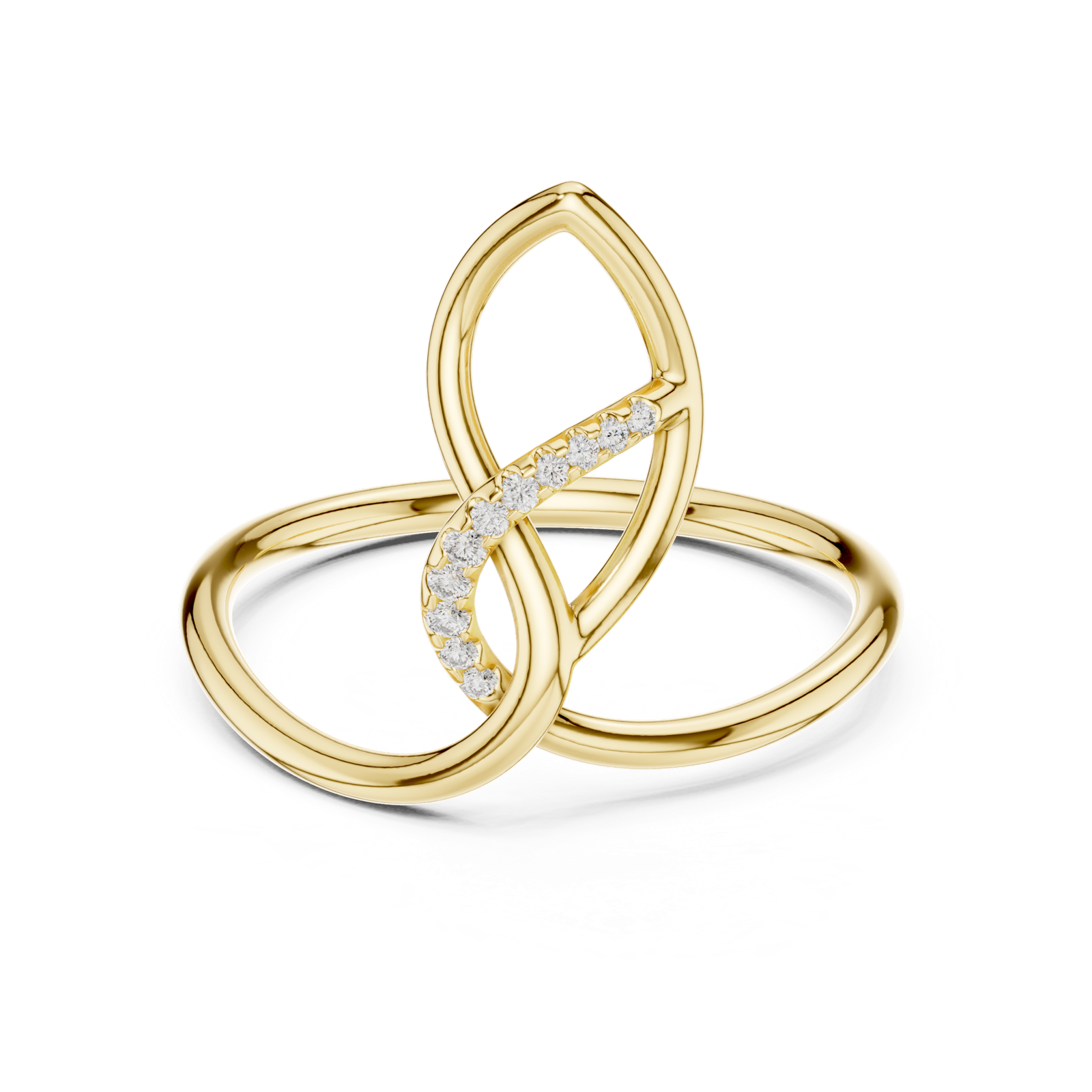 Gold Ring 1 (148), Yellow Gold, view 4