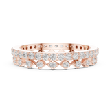 Gold Ring R41, Rose Gold, view 3