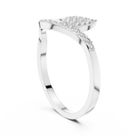Gold Ring DR-4952, White Gold, view 1