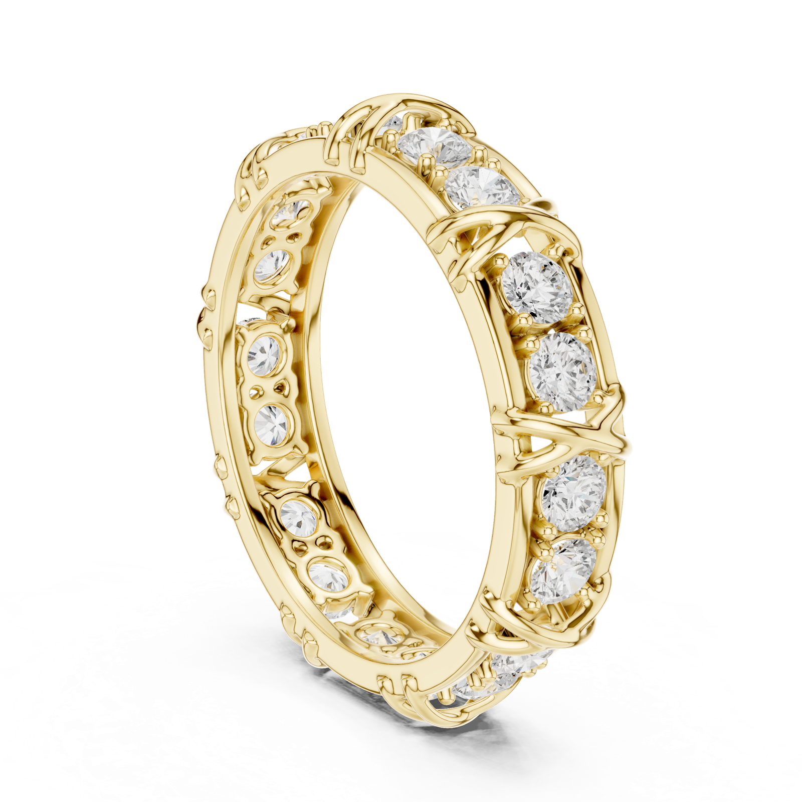 Gold Ring SBMR(46), Yellow Gold, view 1