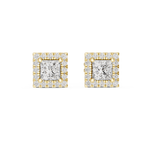 Gold Earrings GER-0367, Yellow Gold