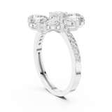Gold Ring ALR-71, White Gold