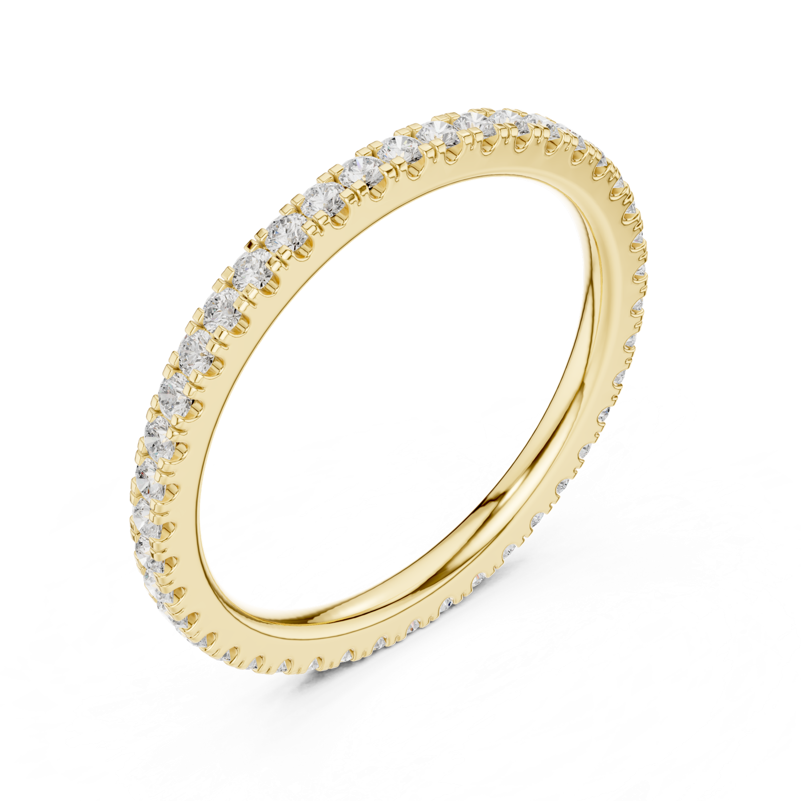 Gold Ring DDLR-603, Yellow Gold, view 2