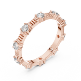 Gold Ring DDLR-236, Rose Gold, view 2