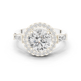 Gold Ring DDLR-342, White Gold