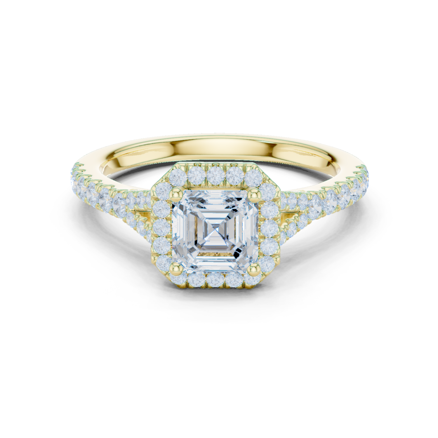 Gold Ring DDLR-908, Yellow Gold