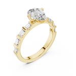 Gold Ring DDLR-1095, Yellow Gold, view 2