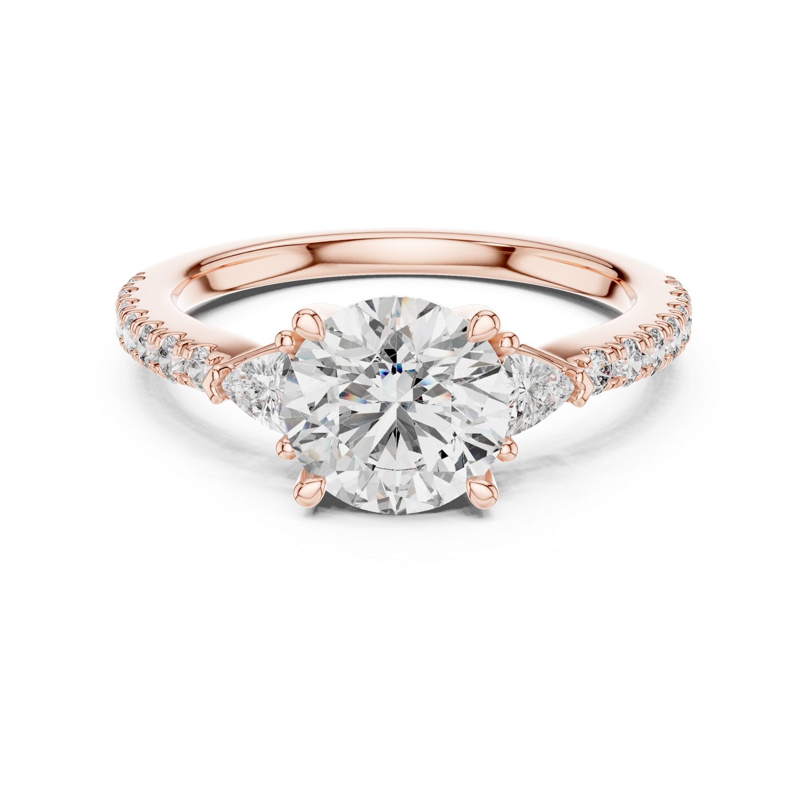 Gold Ring DDLR-037, Rose Gold