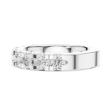Gold Ring DDLR-601, White Gold, view 3