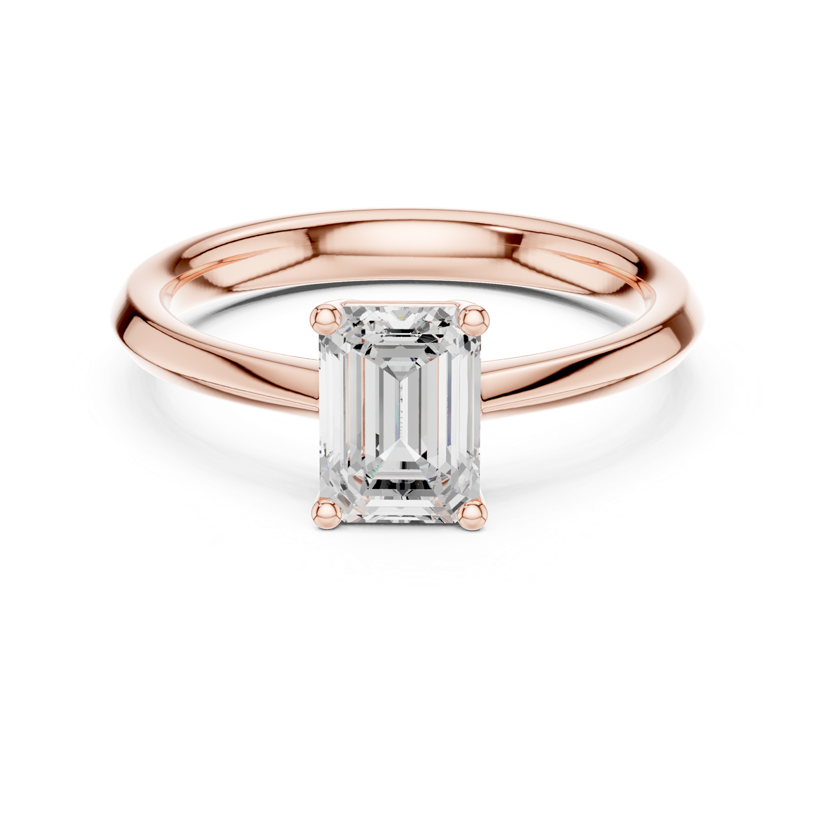 Gold Ring DDLR-537, Rose Gold