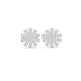 Gold Earrings 9-10089E, White Gold