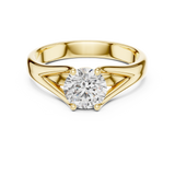Gold Ring LR-0009, Yellow Gold, view 4