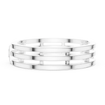 Gold Ring AGR-1, White Gold, view 3