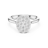Gold Ring DDLR-782, White Gold, view 4