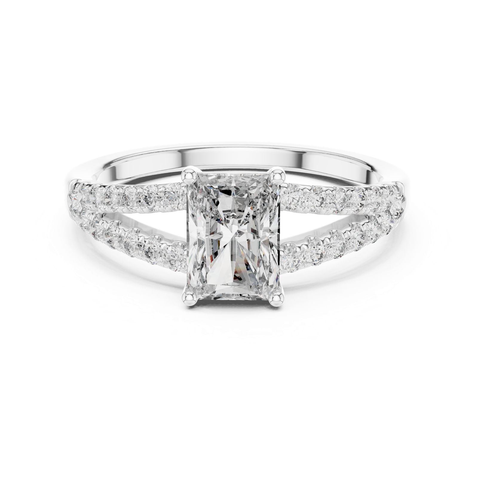 Gold Pendant 9-10009L_21, White Gold