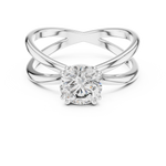 Gold Ring LR-0021, White Gold, view 4