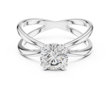 Gold Ring LR-0021, White Gold, view 4