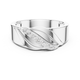 Gold Ring SBMR(27), White Gold, view 4