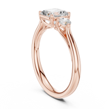 Gold Ring DDLR-724, Rose Gold, view 1